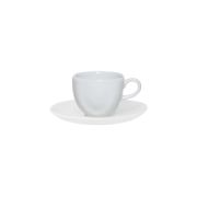 Пара кофейная WHITE (чашка 75мл и блюдце 12см) Oxford 077116, RB05-9504