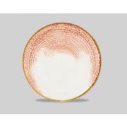 Тарелка мелкая 16,5см, без борта, цвет Coral, Studio Prints Homespun Accents HACLEVP61