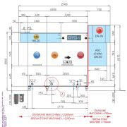 МАШИНА ПОСУДОМОЕЧНАЯ DIHR RX 184 SX+DR69+HR20/ДЕЛЕНИЕ 2 ЧАСТИ