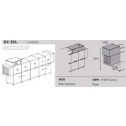 МАШИНА ПОСУДОМОЕЧНАЯ DIHR RX 356 DX+DDE+HR20+DR99+SAN/ДЕЛЕНИЕ 2 ЧАСТИ