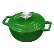 Кастрюля чугунная D24 AROMA CAST GREEN, 146755