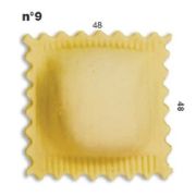 ШТАМП Д/РАВИОЛИ ДЛЯ НАСАДКИ LA MONFERRINA MULTIPASTA КВАДРАТ 48Х48 ММ 9