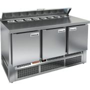 СТОЛ ДЛЯ САЛАТОВ HICOLD SLE2-111SN (1/6) С КРЫШК.