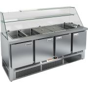 СТОЛ ДЛЯ САЛАТОВ HICOLD SLE3-1111GN ВЫСОКОЕ СТЕКЛО