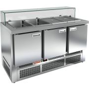 СТОЛ ДЛЯ САЛАТОВ HICOLD SLE3-111GN НИЗКОЕ СТЕКЛО