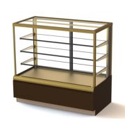 ВИТРИНА КОНДИТЕРСКАЯ KC70 VM 0,9-1 0102-0109 (ВХСВ-0,9Д CARBOMA CUBE) КОРИЧ.-ЗОЛОТОЙ 1801933p