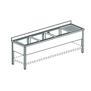 ВАННА МОЕЧНАЯ APACH CHEF LINE L3S227-65RW