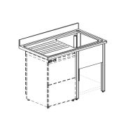 ВАННА МОЕЧНАЯ APACH CHEF LINE LS137-55LWSHD