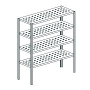 СТЕЛЛАЖ ПЕРФОРИРОВАННЫЙ APACH CHEF LINE LSTP18-125