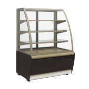 ВИТРИНА КОНДИТЕРСКАЯ ВХСВ-1,3Д CARBOMA ОТКРЫТАЯ 0102-0109  (K70 VM 1,3-2) КОРИЧ.-ЗОЛОТОЙ