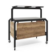 МОДУЛЬ МОБИЛЬНЫЙ НЕЙТРАЛЬНЫЙ КОБОР AN120 BLACK/OLOVO/DIAMANT