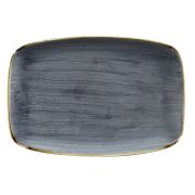 Блюдо прямоугольное CHEFS 35,5х24,5см, без борта, Stonecast, цвет Blueberry SBBSXP141