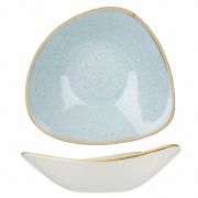 Салатник треугольный 0,37л d18,5см, без борта, Stonecast, цвет Duck Egg Blue SDESTRB71