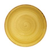 Тарелка мелкая 26см, без борта, Stonecast, цвет Mustard Seed Yellow SMSSEV101
