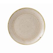 Тарелка мелкая 21,7см, без борта, Stonecast, цвет Nutmeg Cream SNMSEVP81