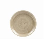 Тарелка мелкая 16,5см, без борта, Stonecast Patina, цвет Antique Taupe PAATEVP61