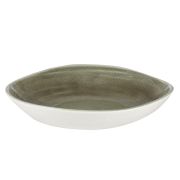 Салатник "Волна" 1,10л d25,3см, без борта, Stonecast Patina, цвет Burnished Green PABGOGB11