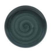 Тарелка мелкая 26см, без борта, Stonecast Patina, цвет Rustic Teal PATREV101