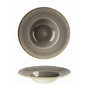 Тарелка для пасты 24см 0,28л, с широким бортом, Stonecast, цвет Peppercorn Grey SPGSVWBM1