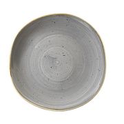 Тарелка мелкая "Волна" 26,4см, без борта, Stonecast, цвет Peppercorn Grey SPGSOG101
