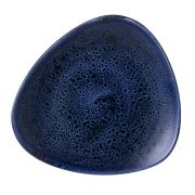 Тарелка мелкая треугольная 22,9см, без борта, Stonecast Plume, цвет Ultramarine PLULTR91