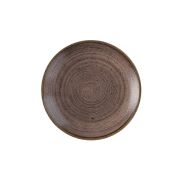 Тарелка мелкая 16,5см, без борта, Stonecast Raw, цвет Brown SRBREVP61