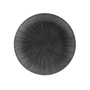 Тарелка мелкая 21,7см, без борта, цвет Agano Black, Studio Prints AGBLEVP81