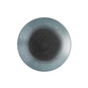 Тарелка мелкая 26см, без борта, цвет Raku Duo Topaz-Quartz, Studio Prints RDTQEV101