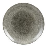 Тарелка мелкая 28,8см, без борта, цвет Raku Quartz Black, Studio Prints RKBQEV111