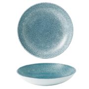 Салатник 0,42л d18,2см, без борта, цвет Raku Topaz Blue, Studio Prints RKTBEVB71