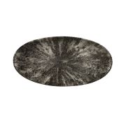 Блюдо овальное CHEFS 34,7х17,3см, без борта, цвет Stone Quartz Black, Studio Prints STQBOV351