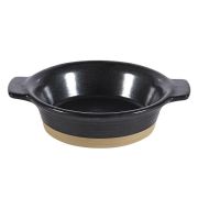 Блюдо глубокое d14см 0,28л, с ручками, керамика, Igneous Black ZCBKIGI1