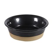 Блюдо глубокое d16см 0,48л, керамика, Igneous Black ZCBKIGLP1
