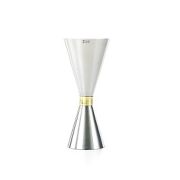 Джиггер Mr.Slim 30/60, с золотым ободком, нерж.сталь M37096