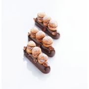 Форма для пирожных "Eclair" 130 x 30 h 28 mm, 6 ячеек, силикон 30SIL504
