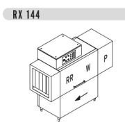 МАШИНА ПОСУДОМОЕЧНАЯ DIHR RX 144 SX+XP+DR69