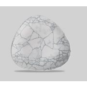 Тарелка мелкая треугольная 19,2см, без борта, цвет Kintsugi Pearl Grey, Studio Prints KTPGTR7 1